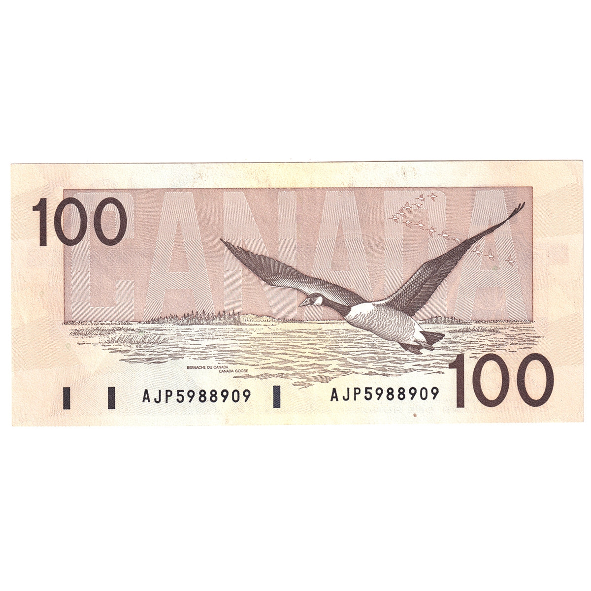 BC-60a 1988 Canada $100 Thiessen-Crow, AJP, Circ