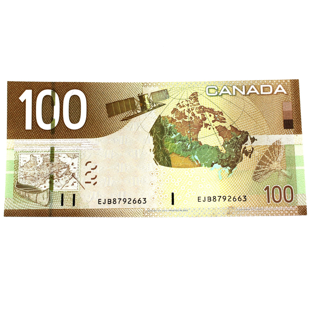 BC-66a-i 2003 Canada $100 Jenkins-Dodge, EJB, Choice Uncirculated (CUNC63)