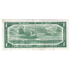 BC-37a 1954 Canada $1 Beattie-Coyne, I/L, VF-EF (VF30)