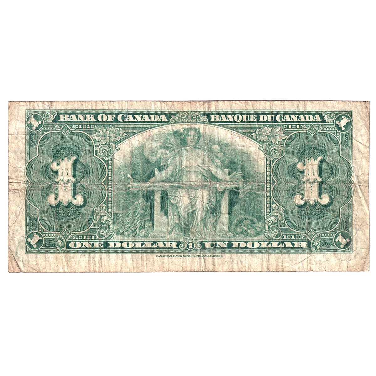 BC-21c 1937 Canada $1 Gordon-Towers, G/M, Circ