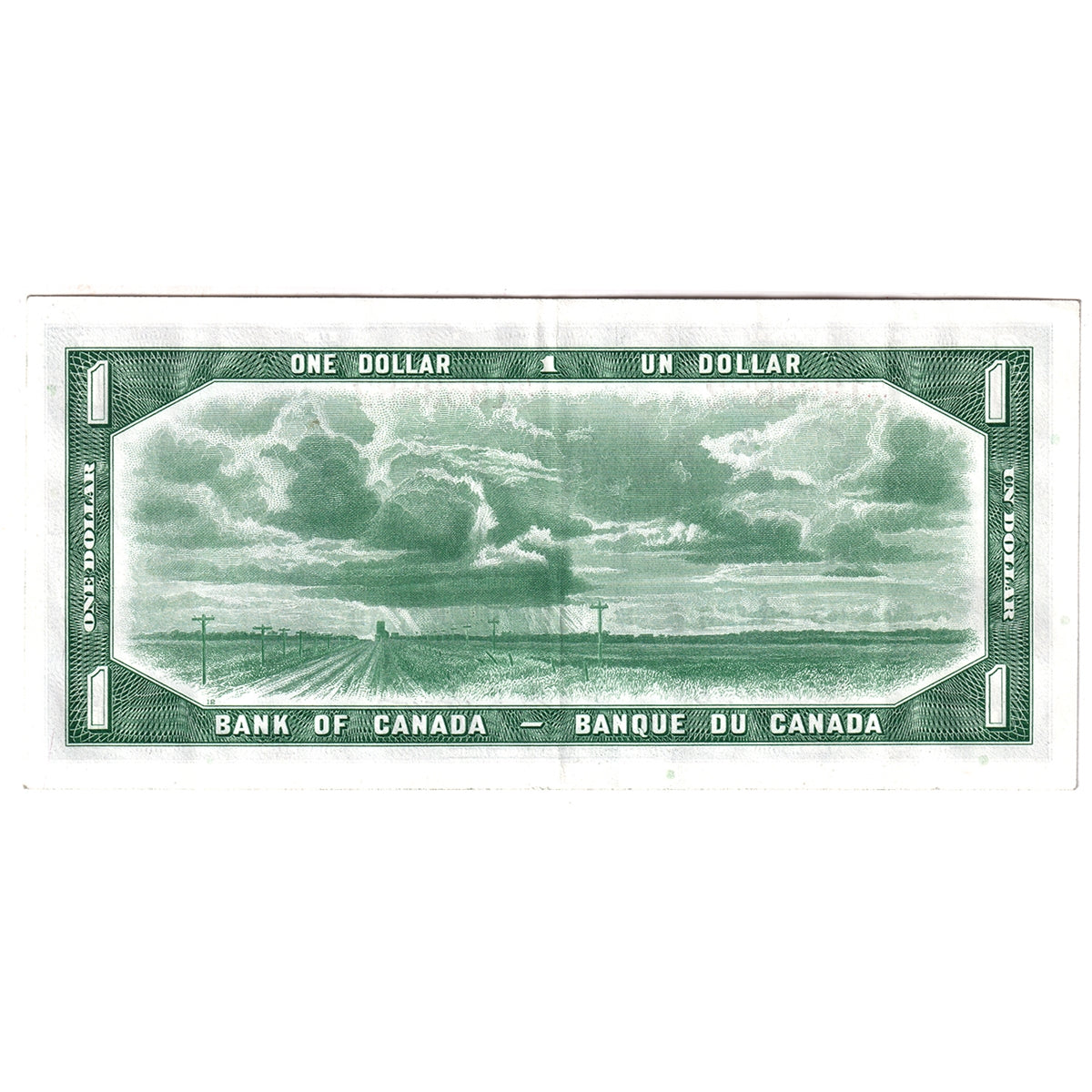 BC-29a 1954 Canada $1 Coyne-Towers, Devil's Face, G/A, Extra Fine (EF40)