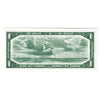 BC-37a 1954 Canada $1 Beattie-Coyne, F/L, VF-EF (VF30)