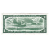 BC-37a 1954 Canada $1 Beattie-Coyne, Y/L, VF-EF (VF30)