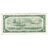 BC-37a-i 1954 Canada $1 Beattie-Coyne, C/M, Very Fine (VF20)