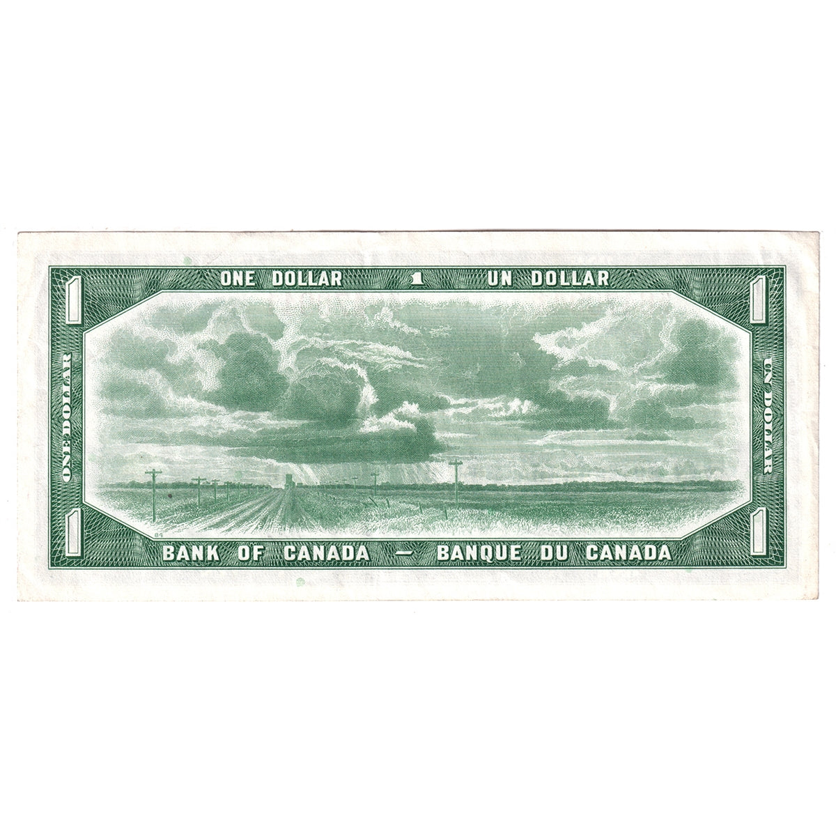 BC-37b 1954 Canada $1 Beattie-Rasminsky, K/N, Extra Fine (EF40)