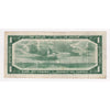 BC-37a 1954 Canada $1 Beattie-Coyne, T/A, F-VF (F15)