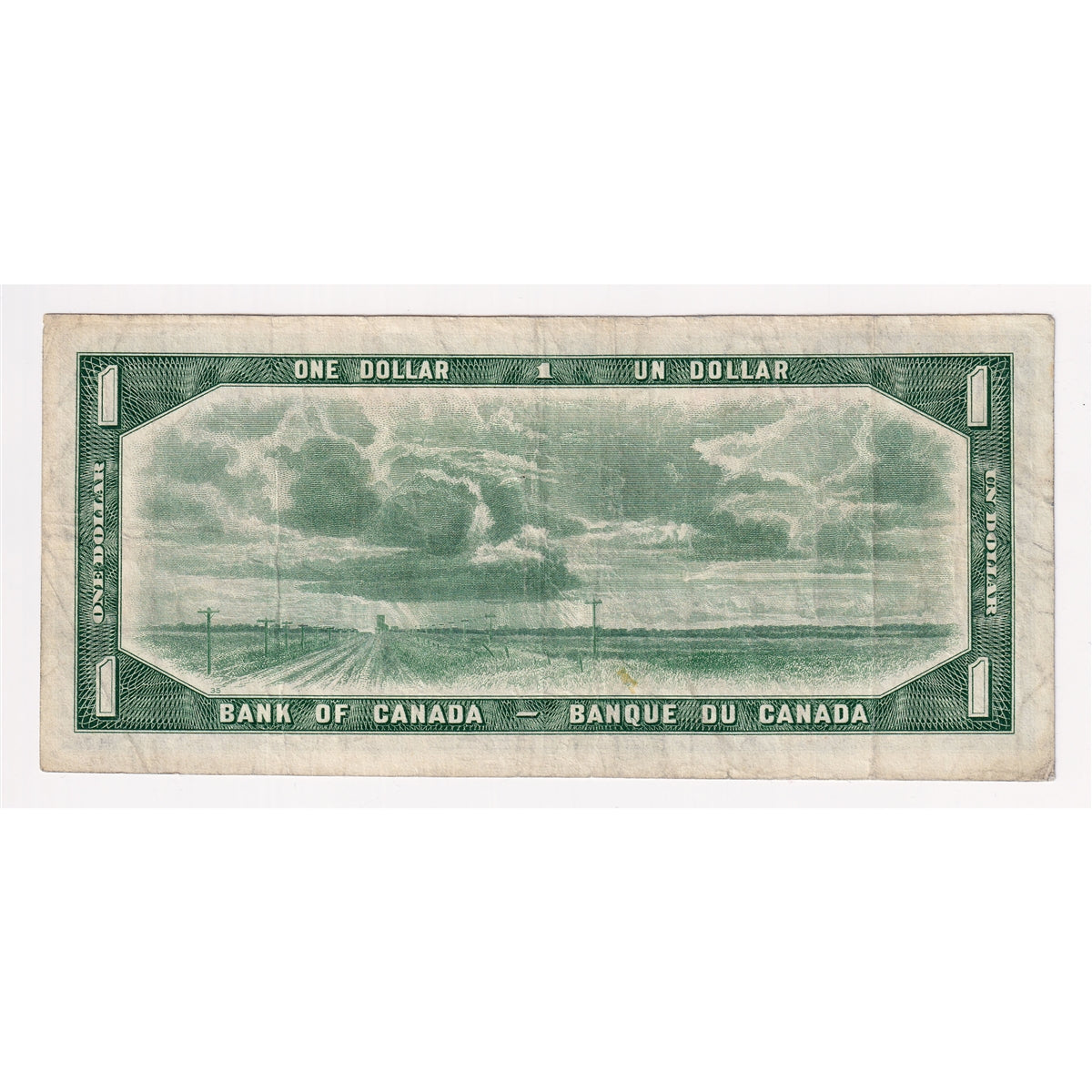 BC-37a 1954 Canada $1 Beattie-Coyne, T/A, F-VF (F15)