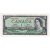 BC-37a 1954 Canada $1 Beattie-Coyne, Y/A, EF-AU (EF45)