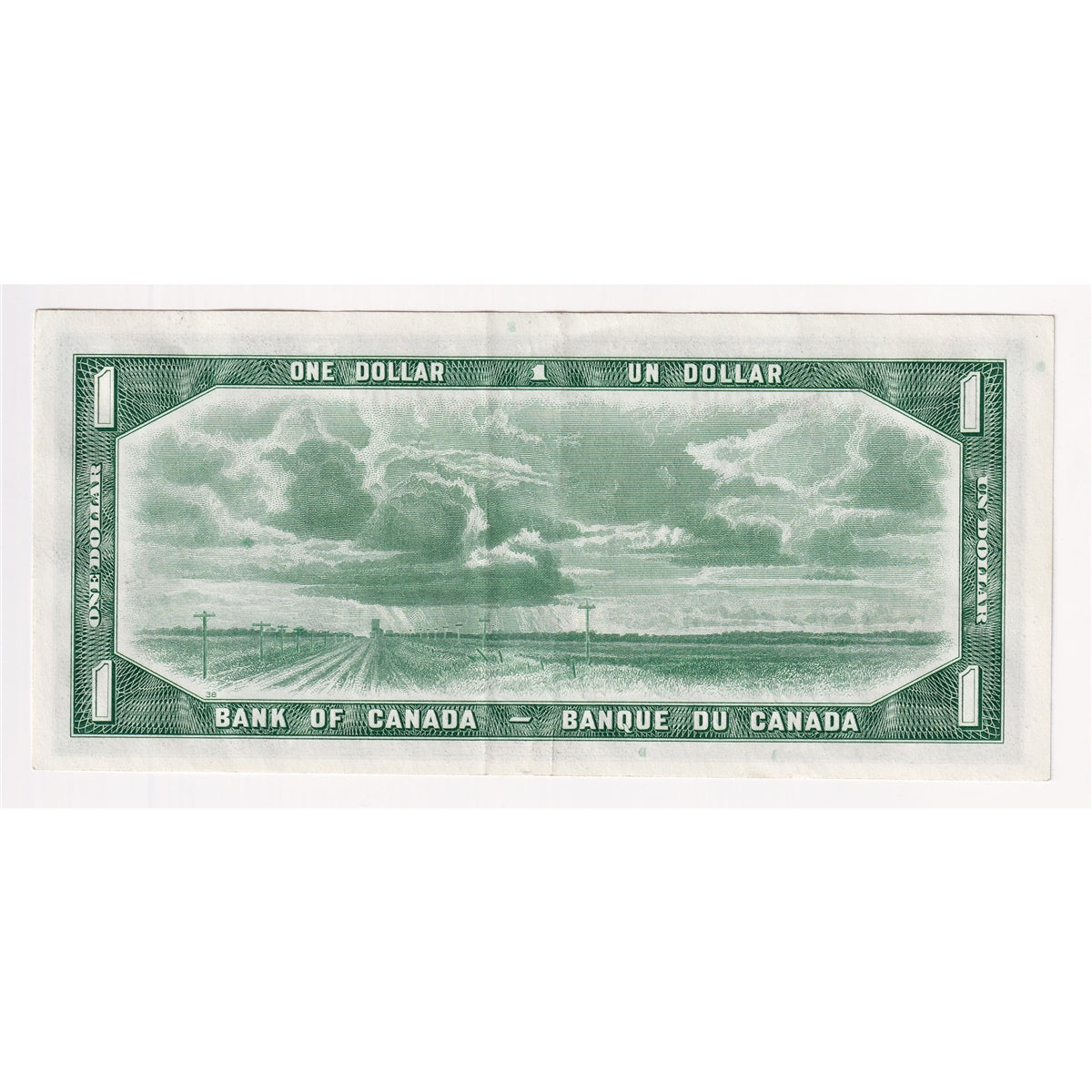 BC-37a 1954 Canada $1 Beattie-Coyne, Y/A, Extra Fine (EF40)
