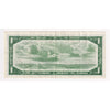 BC-37a-i 1954 Canada $1 Beattie-Coyne, D/M, VF-EF (VF30)