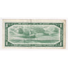 BC-37b 1954 Canada $1 Beattie-Rasminsky, W/N, EF-AU (EF45)