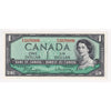 BC-37b 1954 Canada $1 Beattie-Rasminsky, F/O, EF-AU (EF45)