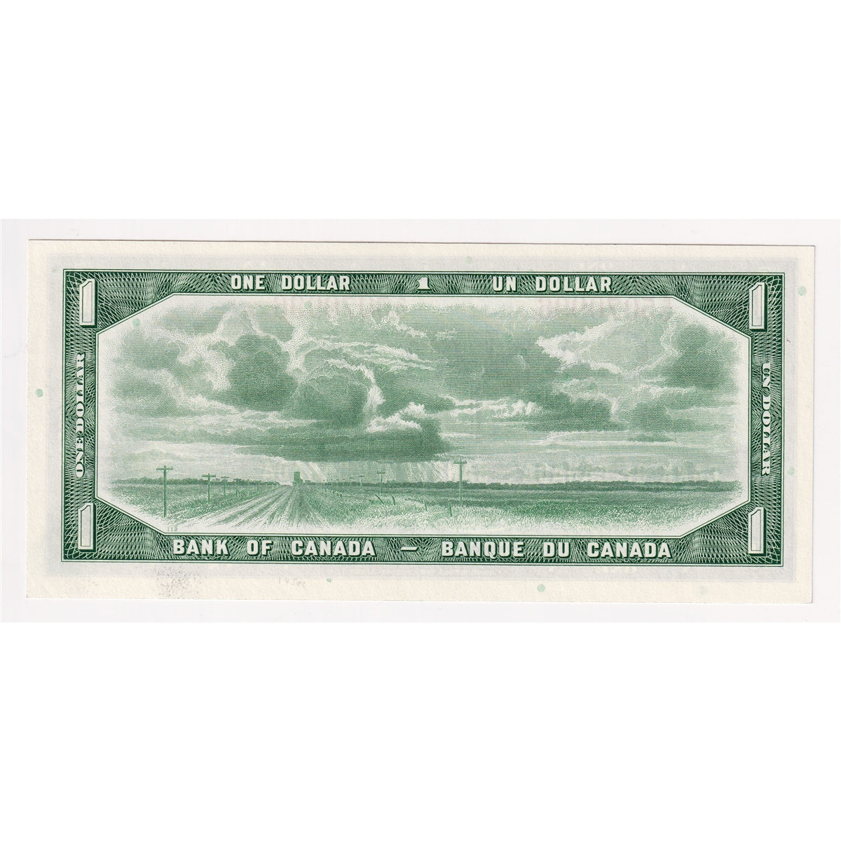 BC-37b 1954 Canada $1 Beattie-Rasminsky, F/O, EF-AU (EF45)