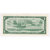 BC-37b 1954 Canada $1 Beattie-Rasminsky, V/O, EF-AU (EF45)