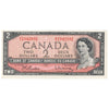 BC-38b 1954 Canada $2 Beattie-Rasminsky, B/U, AU-UNC (AU55)