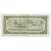 BC-37c 1954 Canada $1 Bouey-Rasminsky, V/F, F-VF (F15)