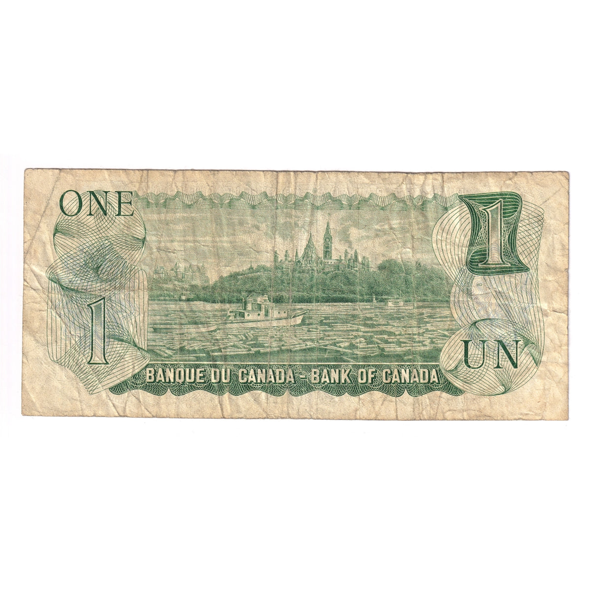 BC-46aA 1973 Canada $1 Lawson-Bouey, *AL, VG-F (VG10)