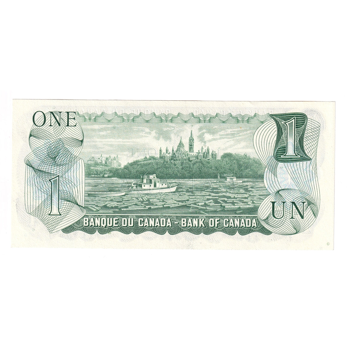 BC-46a 1973 Canada $1 Lawson-Bouey, IW, Uncirculated (MS60)