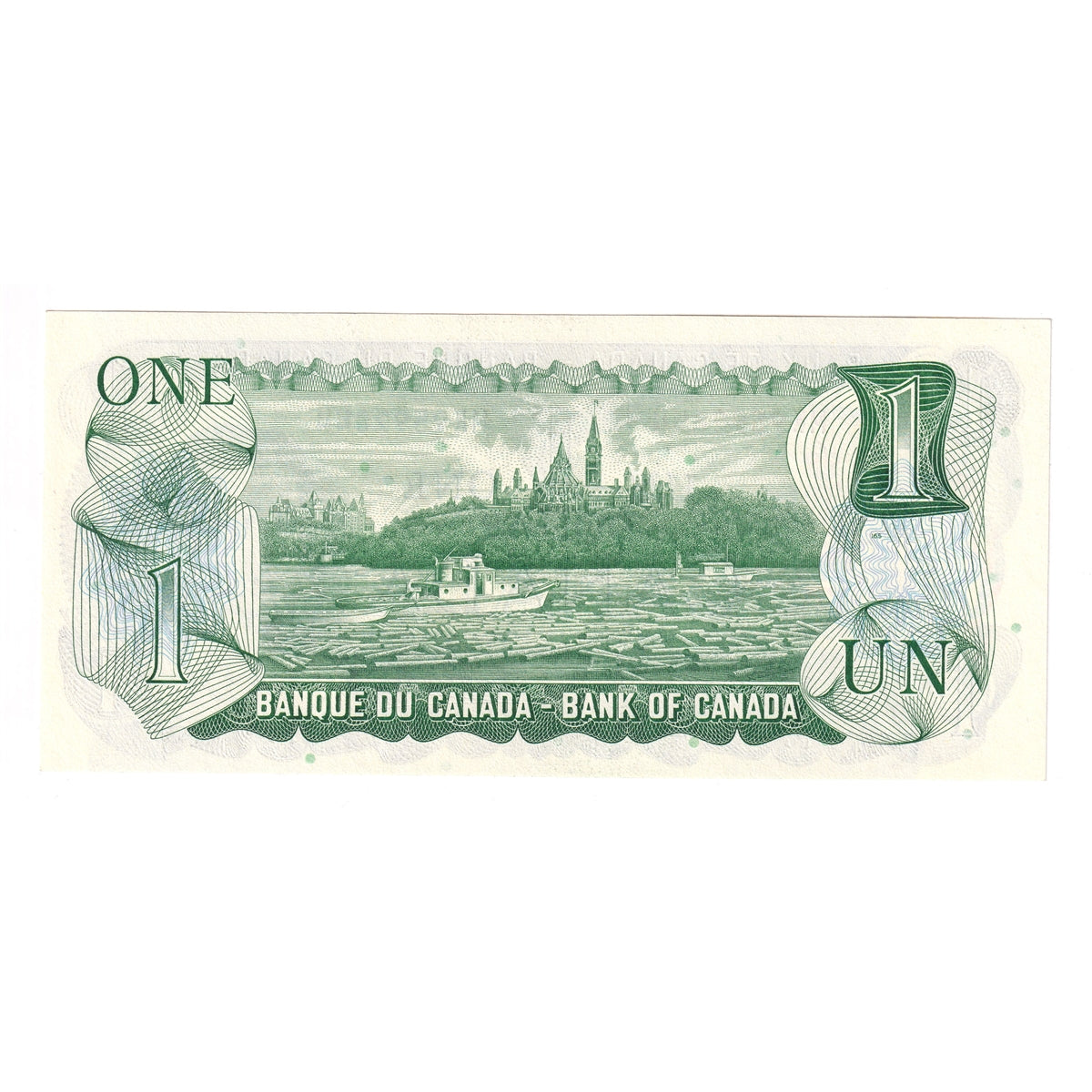 BC-46a 1973 Canada $1 Lawson-Bouey, MK, Uncirculated (MS60)