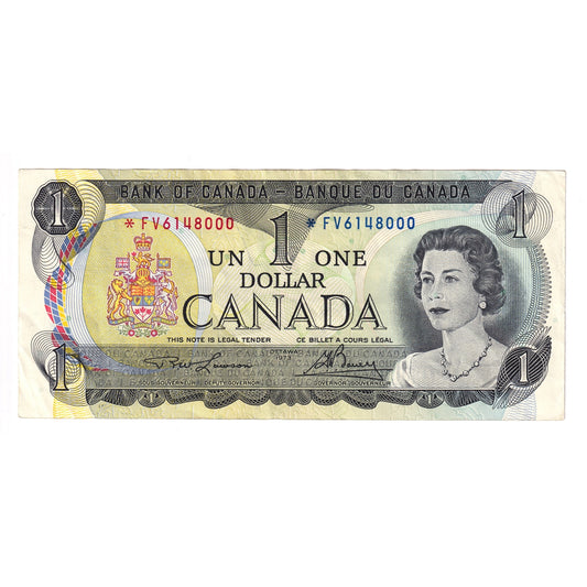 BC-46aA 1973 Canada $1 Lawson-Bouey, *FV, EF