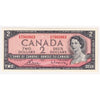 BC-38c 1954 Canada $2 Bouey-Rasminsky, E/G, AU-UNC (AU55)