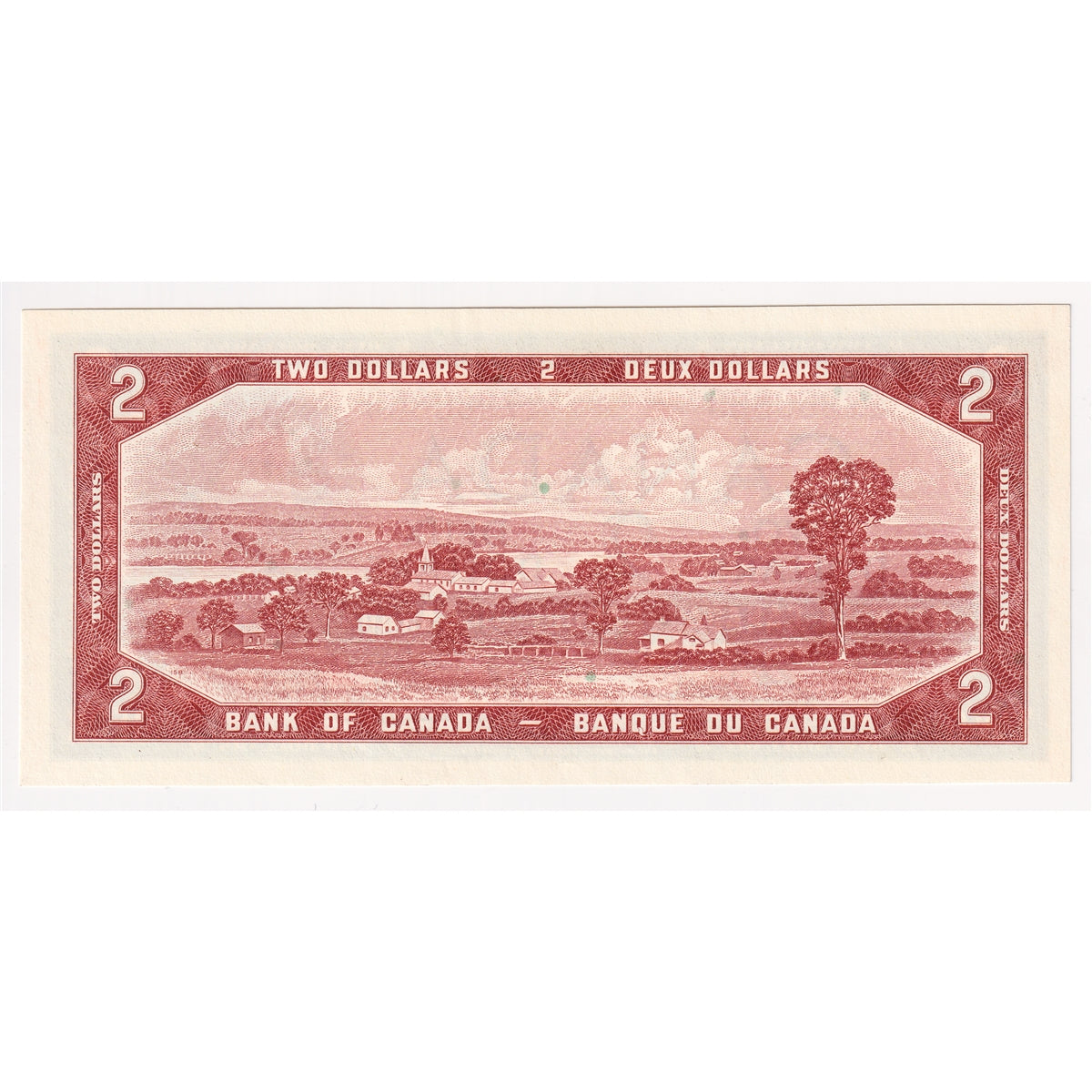 BC-38c 1954 Canada $2 Bouey-Rasminsky, E/G, AU-UNC (AU55)