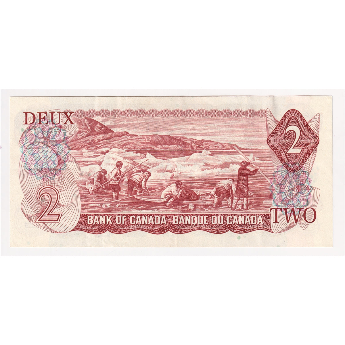 BC-47a 1974 Canada $2 Lawson-Bouey, BP, Original Tint, VF-EF (VF30)