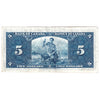 BC-23b 1937 Canada $5 Gordon-Towers, U/C, VF-EF (VF30)