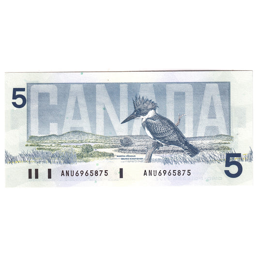 BC-56e-i 1986 Canada $5 Knight-Dodge, ANU, Set Issue, CUNC