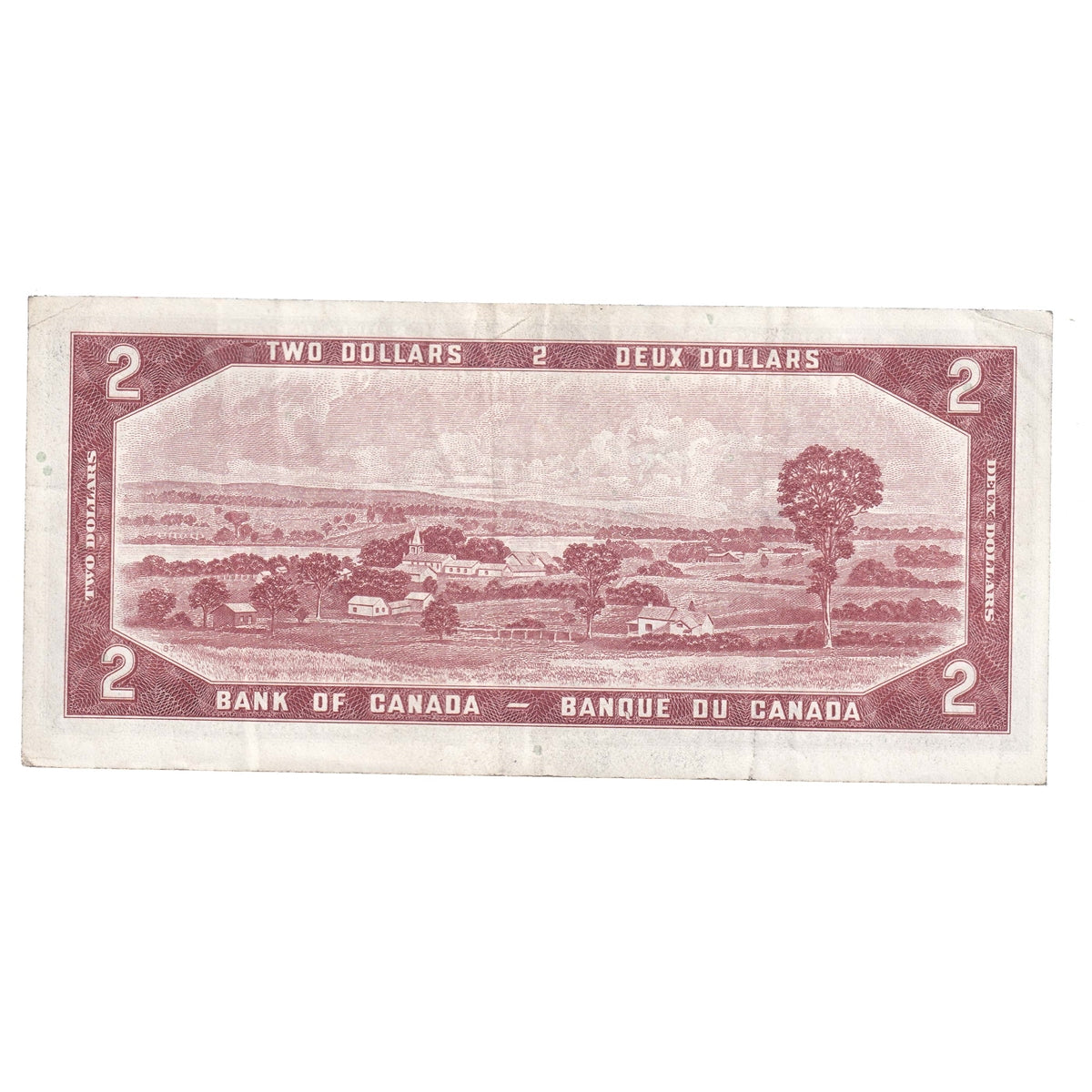 BC-38b 1954 Canada $2 Beattie-Rasminsky, N/R, VF-EF (VF30)