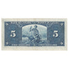 BC-23b 1937 Canada $5 Gordon-Towers, X/C, Very Fine (VF20)