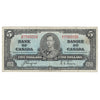 BC-23c 1937 Canada $5 Coyne-Towers, Z/C, Fine (F12)