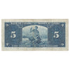 BC-23c 1937 Canada $5 Coyne-Towers, Z/C, Fine (F12)