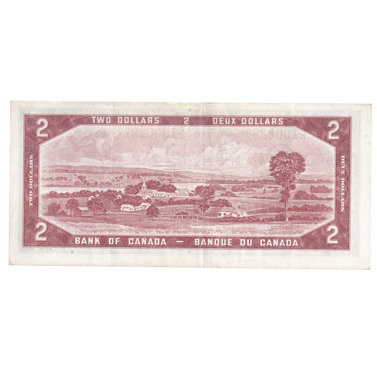 BC-38b 1954 Canada $2 Beattie-Rasminsky, P/R, VF-EF (VF30)
