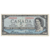 BC-31a 1954 Canada $5 Coyne-Towers, Devil's Face, A/C, Fine (F12)