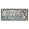BC-31a 1954 Canada $5 Coyne-Towers, Devil's Face, B/C, Very Good (VG8)