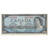 BC-39a 1954 Canada $5 Beattie-Coyne, J/C, Fine (F12)
