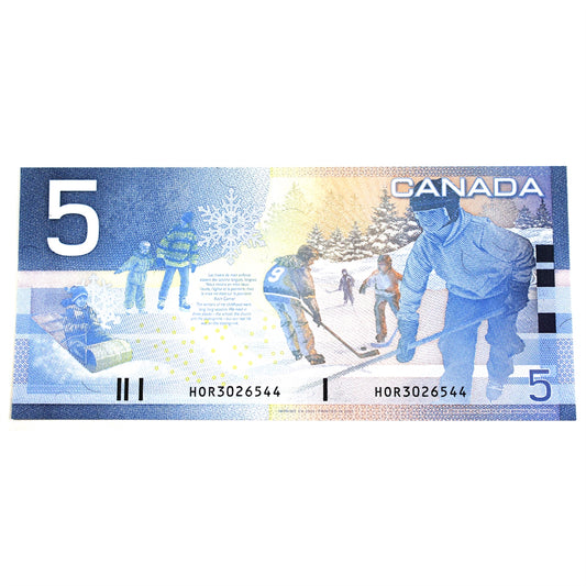 BC-62b 2005 Canada $5 Jenkins-Dodge, HOR, CUNC