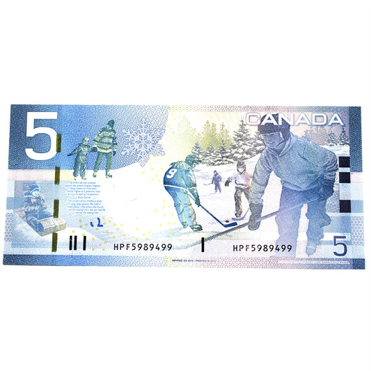 BC-67b-i 2010 Canada $5 Jenkins-Carney, HPF, CUNC