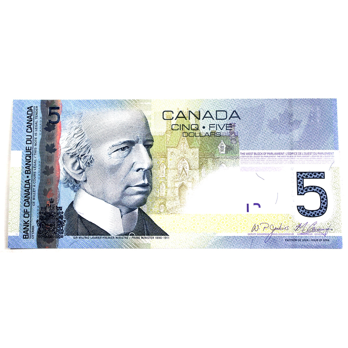 BC-67b-i 2010 Canada $5 Jenkins-Carney, HPF, CUNC