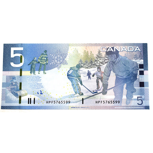 BC-67b-i 2010 Canada $5 Jenkins-Carney, HPF, Uncirculated (MS60)