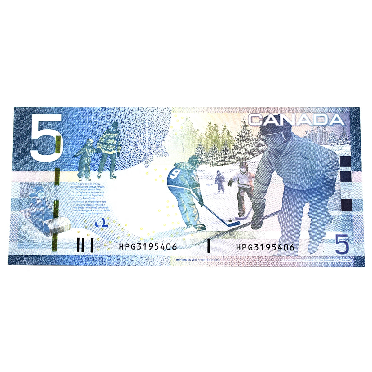 BC-67b-i 2010 Canada $5 Jenkins-Carney, HPG, Uncirculated (MS60)
