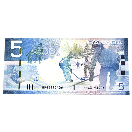 BC-67b-i 2010 Canada $5 Jenkins-Carney, HPG, Uncirculated (MS60)
