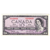 BC-40b 1954 Canada $10 Beattie-Rasminsky, H/V, VF-EF (VF30)