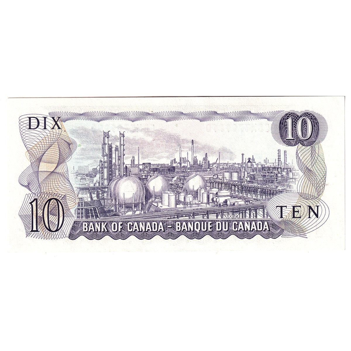 BC-49c-i 1971 Canada $10 Lawson-Bouey, EDM, AU-UNC (AU55)