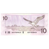 BC-57b 1989 Canada $10 Bonin-Thiessen, BDV, AU-UNC (AU55)