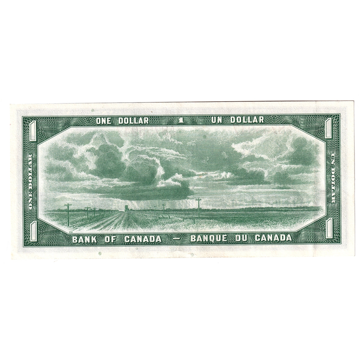 BC-37a 1954 Canada $1 Beattie-Coyne, A/N, Extra Fine (EF40)