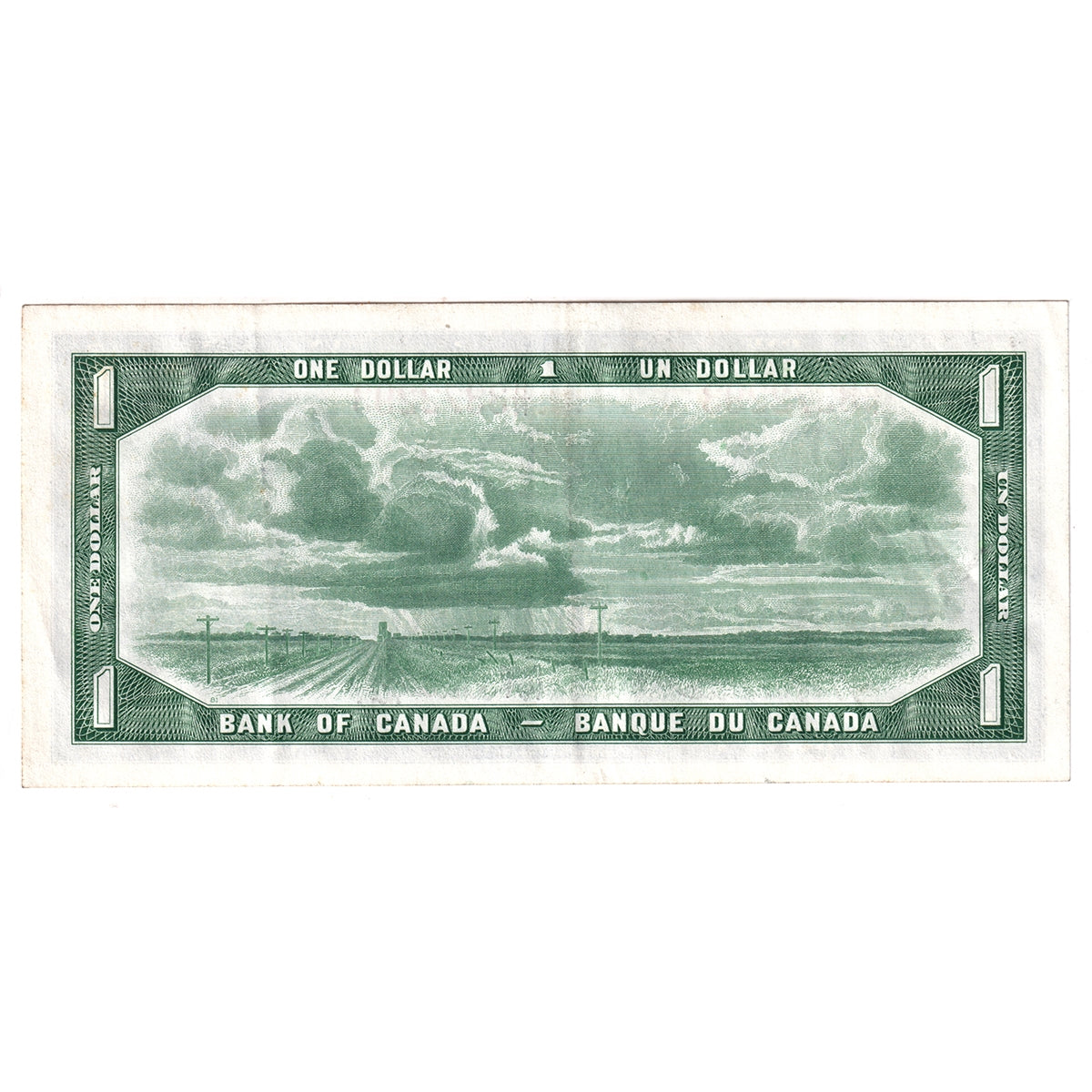 BC-37b 1954 Canada $1 Beattie-Rasminsky, H/N, Extra Fine (EF40)