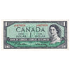 BC-37b 1954 Canada $1 Beattie-Rasminsky, L/N, Extra Fine (EF40)