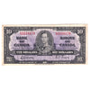 BC-24b 1937 Canada $10 Gordon-Towers, B/D, Very Fine (VF20)